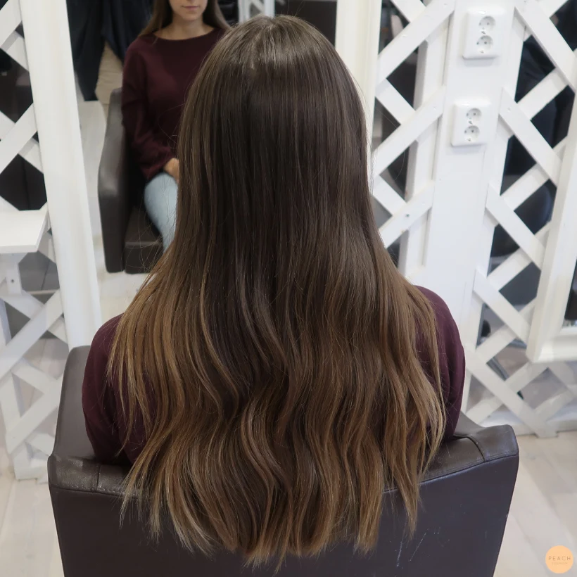 Karamellbrun balayage