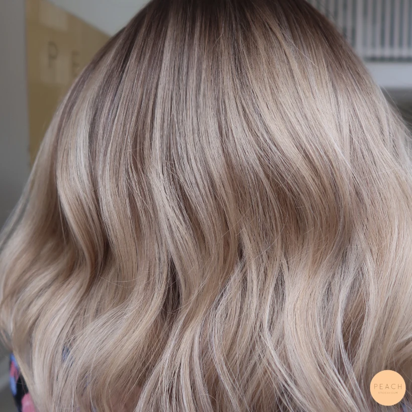 Balayage med kortare klippning