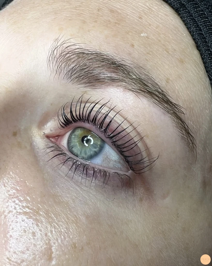 Lashlift före och efter bild 🤍