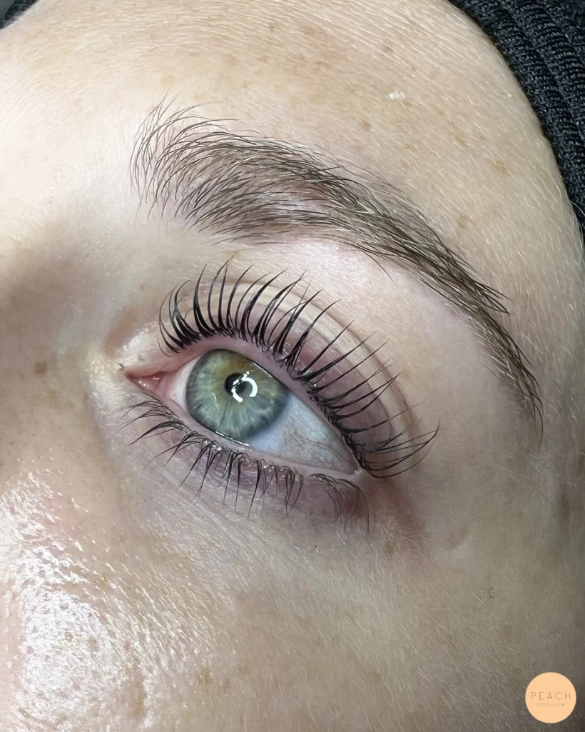 Lashlift före och efter bild 🤍