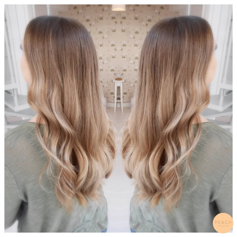 Balayage med sval nyansering