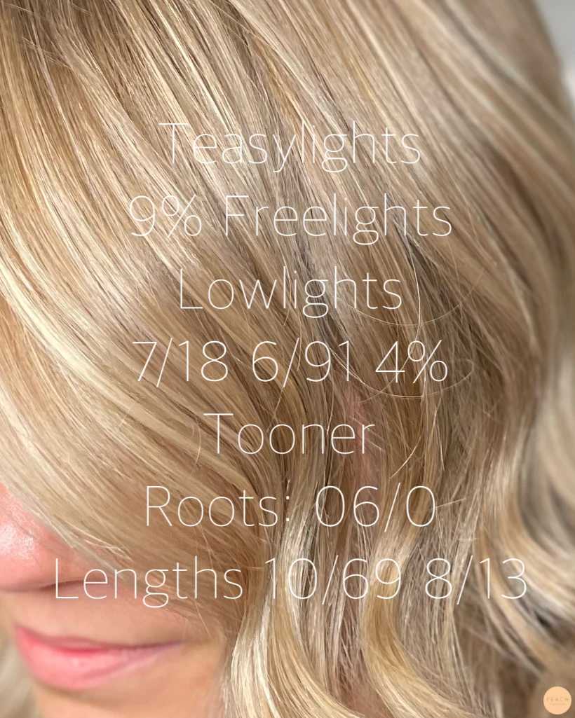 Blond balayage