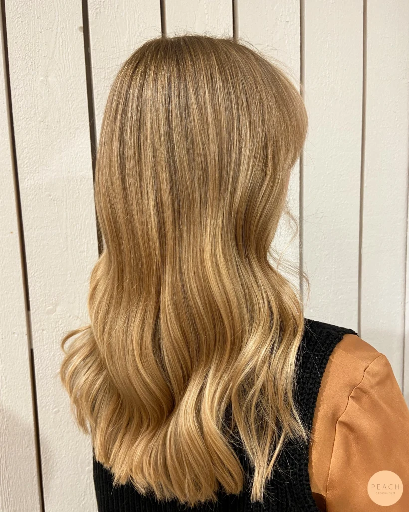 Ljusa slingor, blond