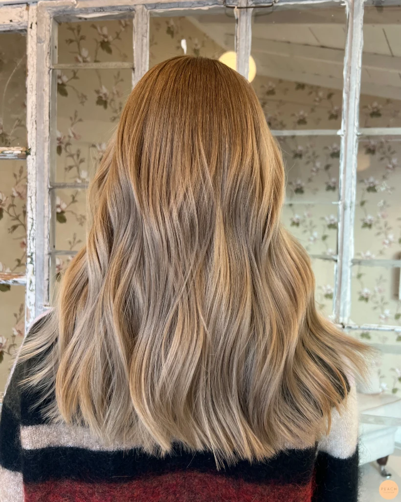 Cool bronde hair color✨🤎