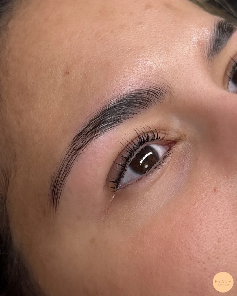 Yumi lashlift & browlift – salongsresultat av Amanda Da Silva, 16 mars 2026