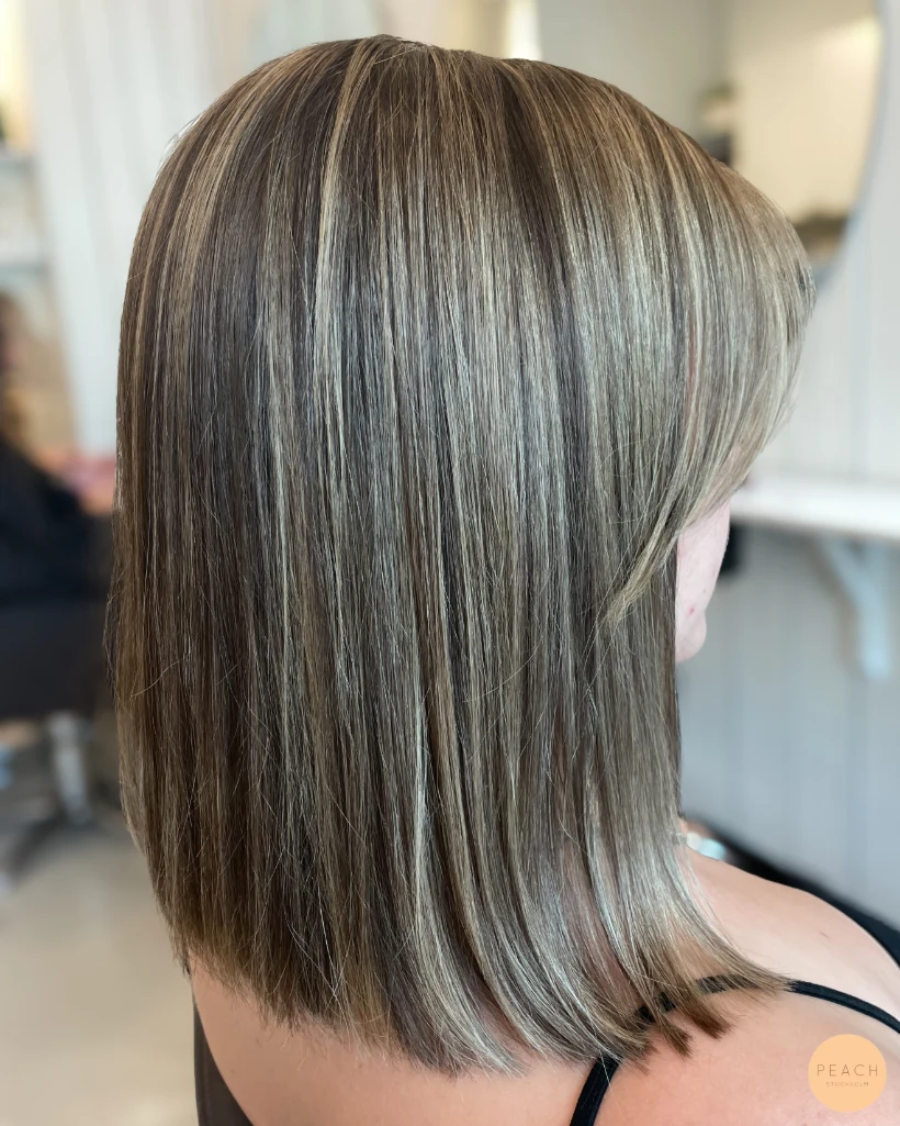 🤍Highlights on brown hair🤎