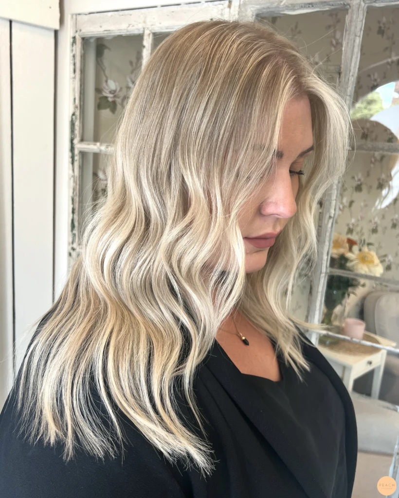 Summer blonde hair