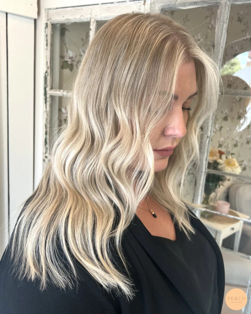 Summer blonde hair