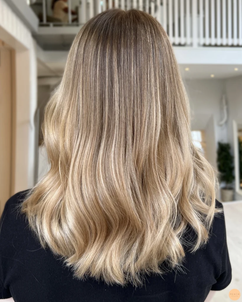 Sommarblond balayager