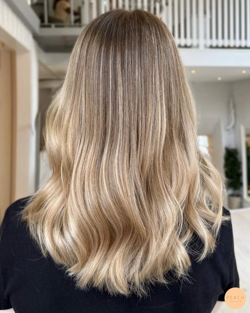 Sommarblond balayager