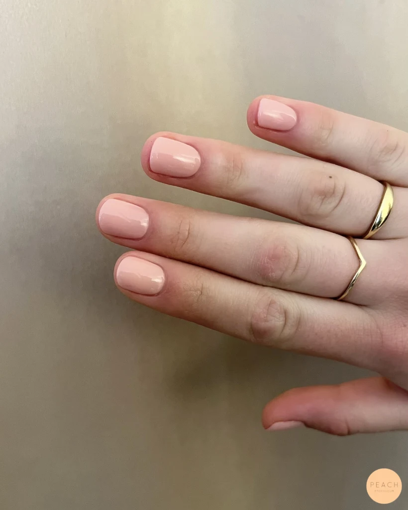 Pink gelpolish design