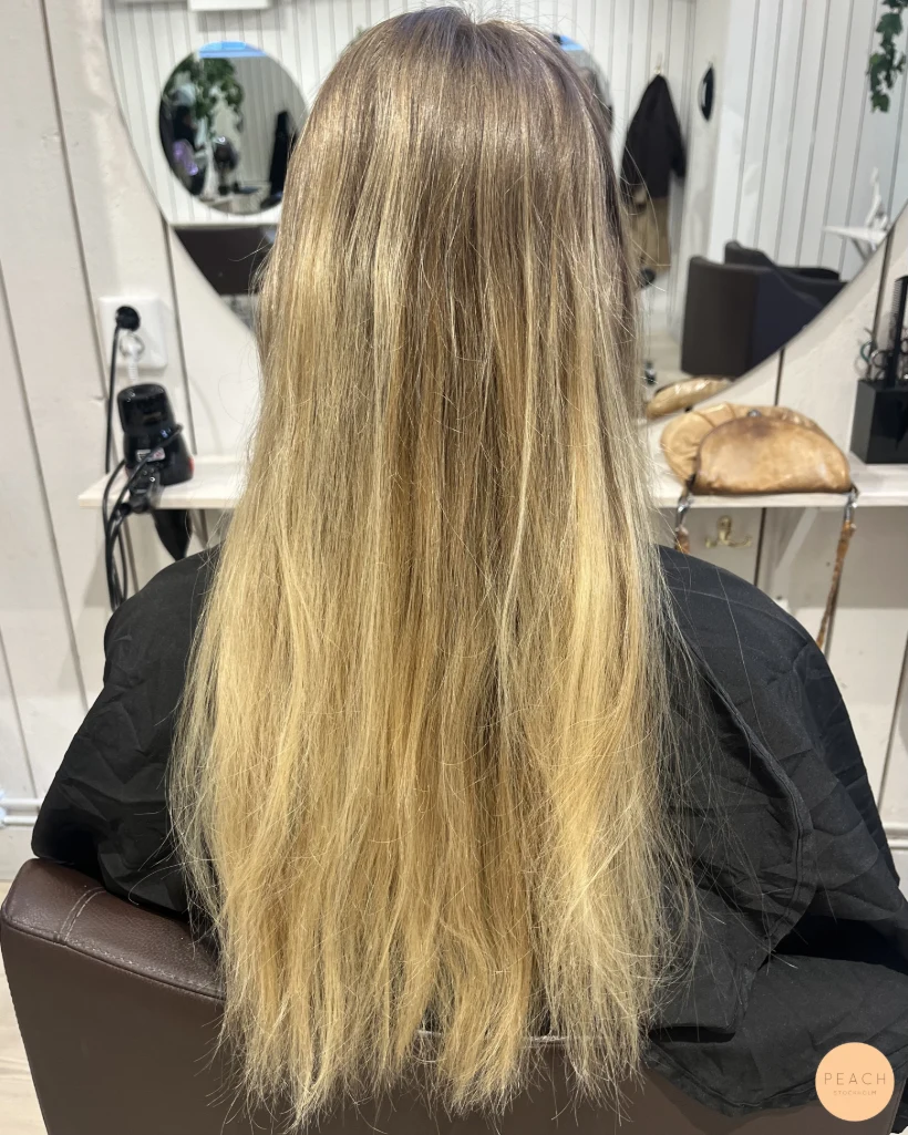 Rose blonde hair color