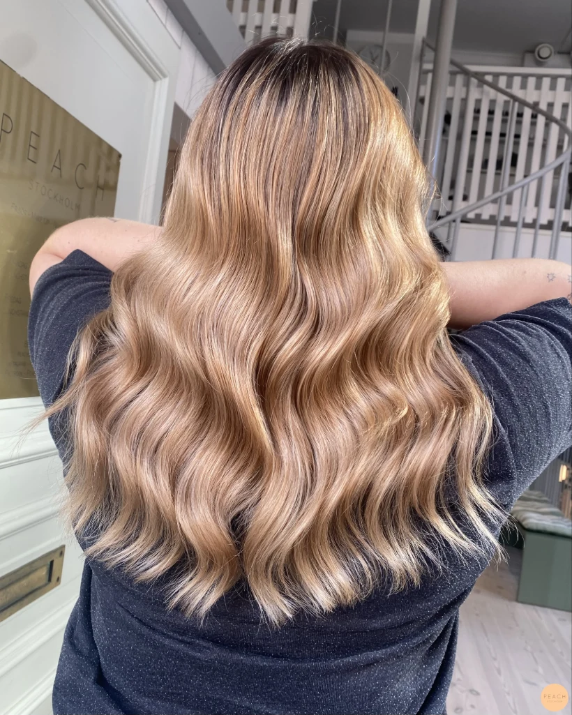 Champagne copper hair