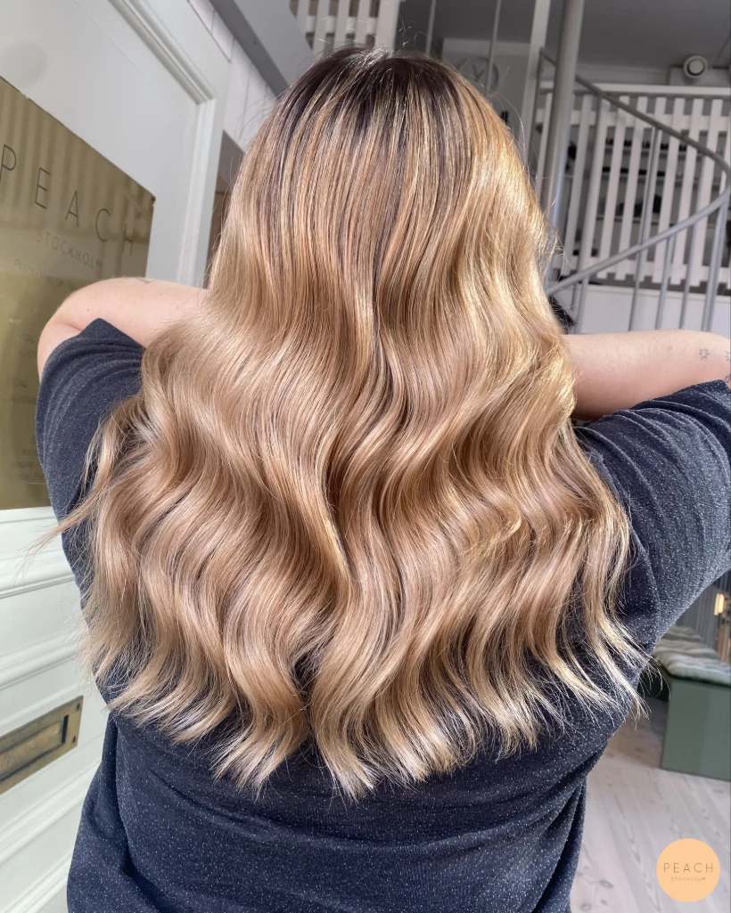 Champagne copper hair
