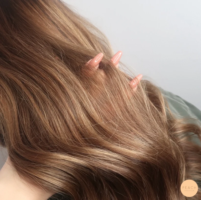 Balayage med extra glans