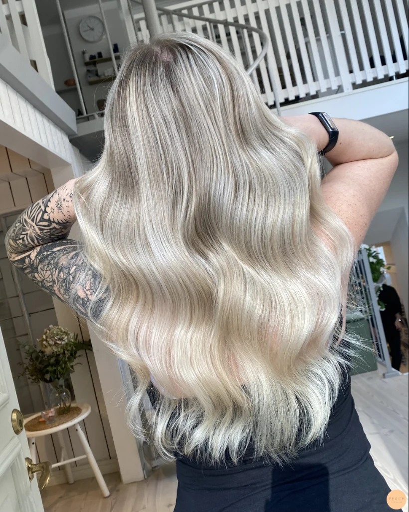 Icy blonde