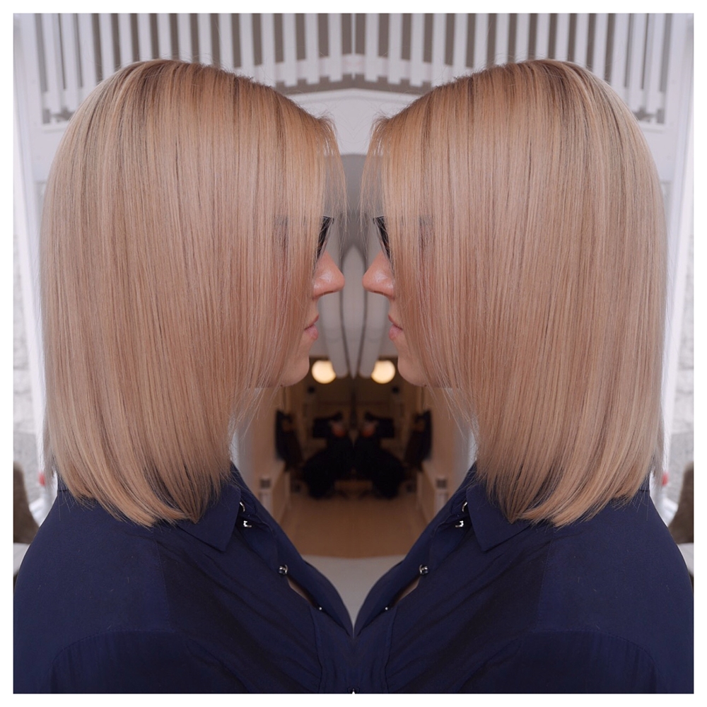 Rosé gold hair - koppar rosé hårfärg