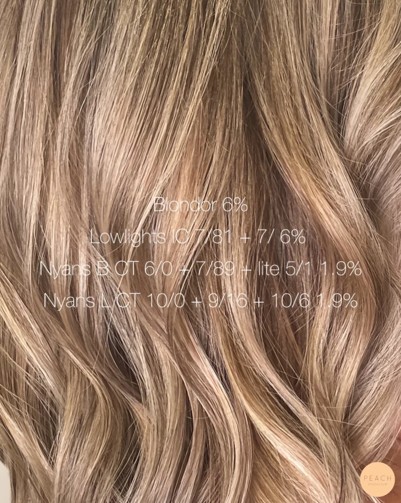 Beige blond hårfärg med skiftningar 🤍✨🤎