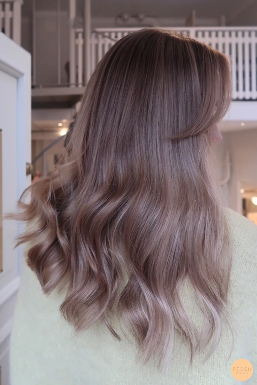 Balayage i sandiga toner
