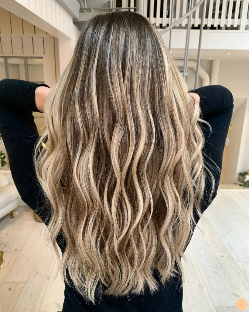 Balayage blond