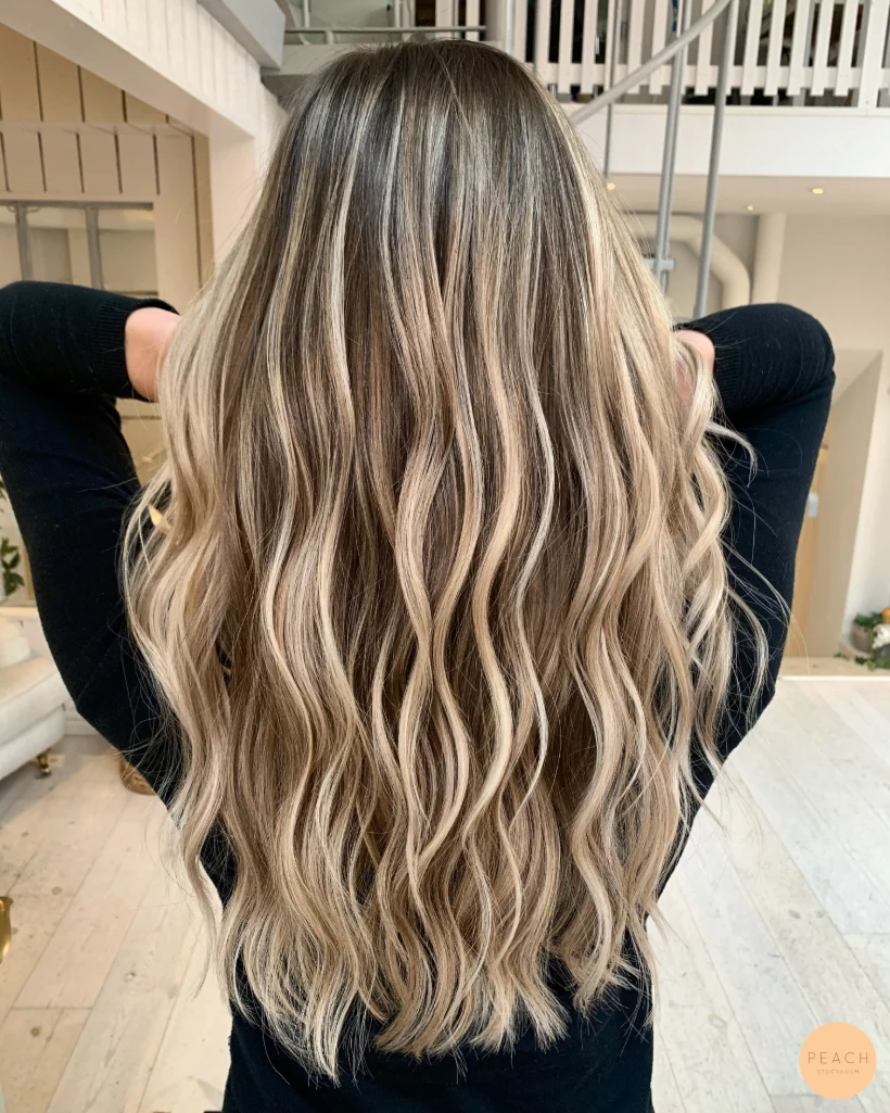 Balayage blond – salongsresultat av Stina Tannerstål, 25 november 2020