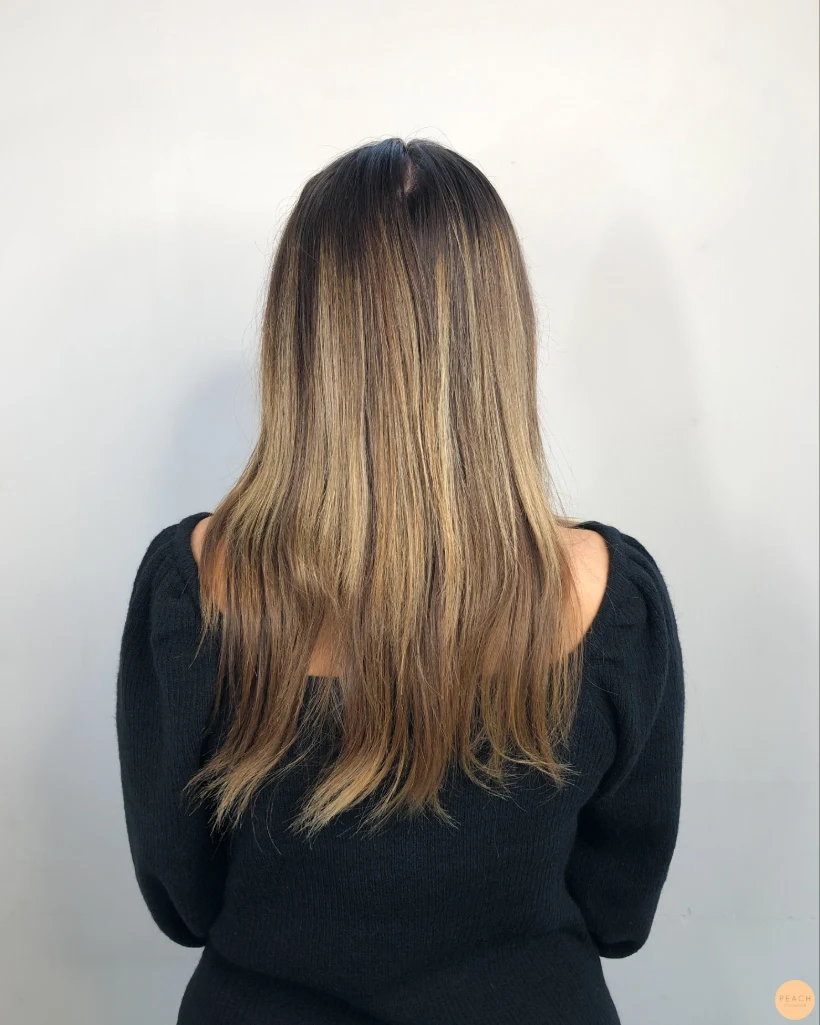Hairtalk förlängning 40cm mörkt