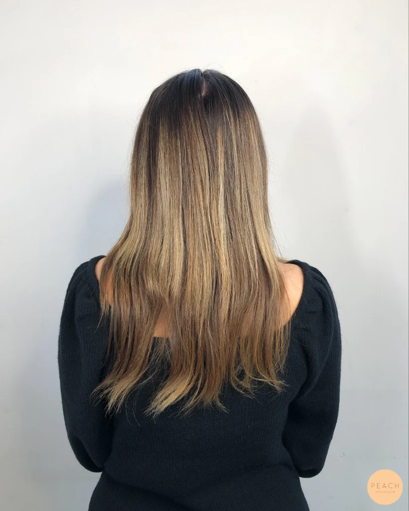 Hairtalk förlängning 40cm mörkt