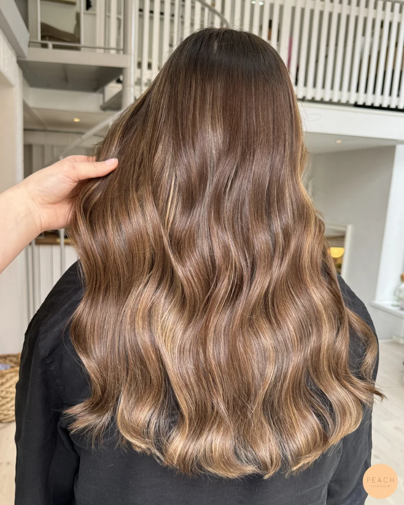Creamy blonde balayage
