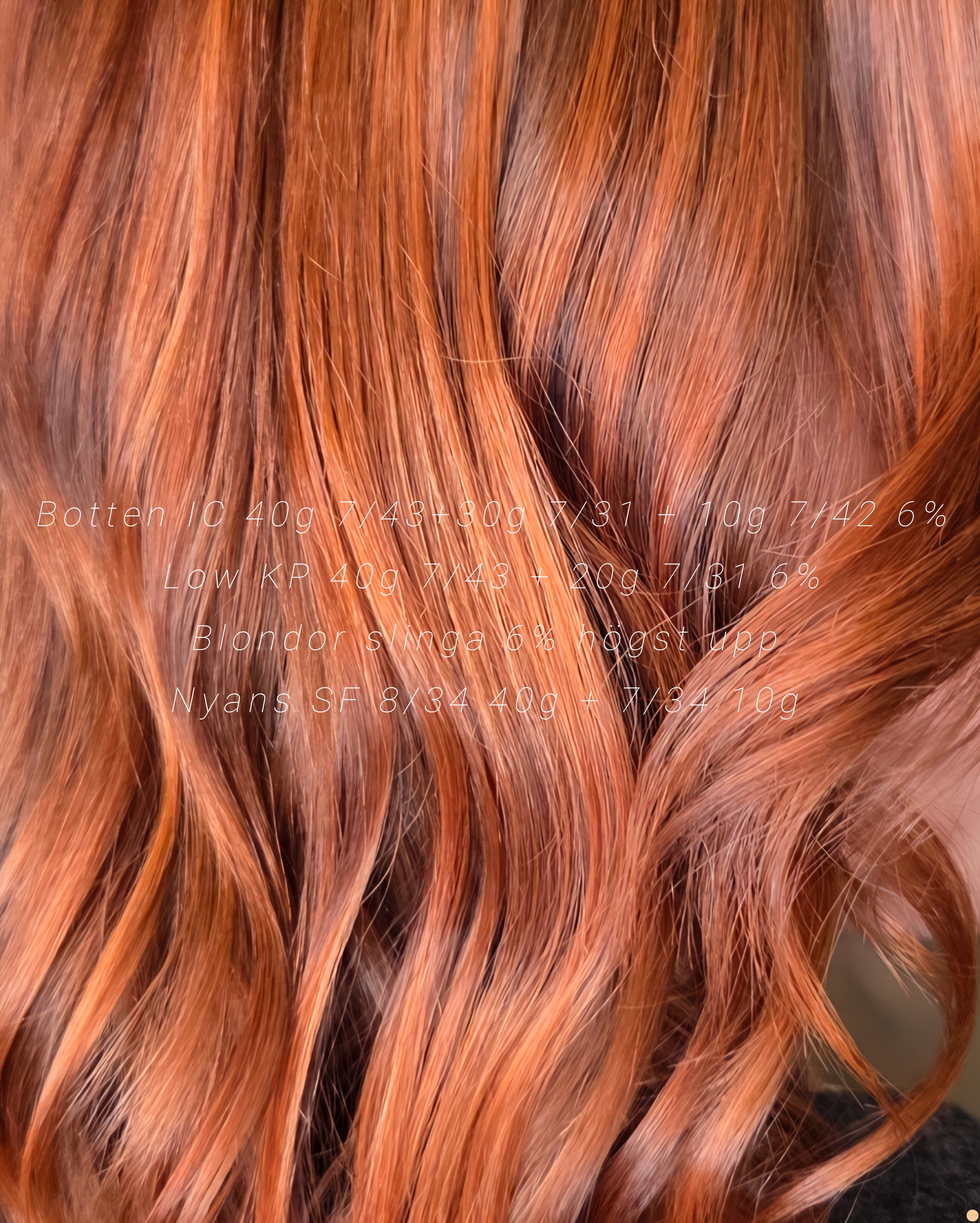 🧡 Copper hair glossing ✨️