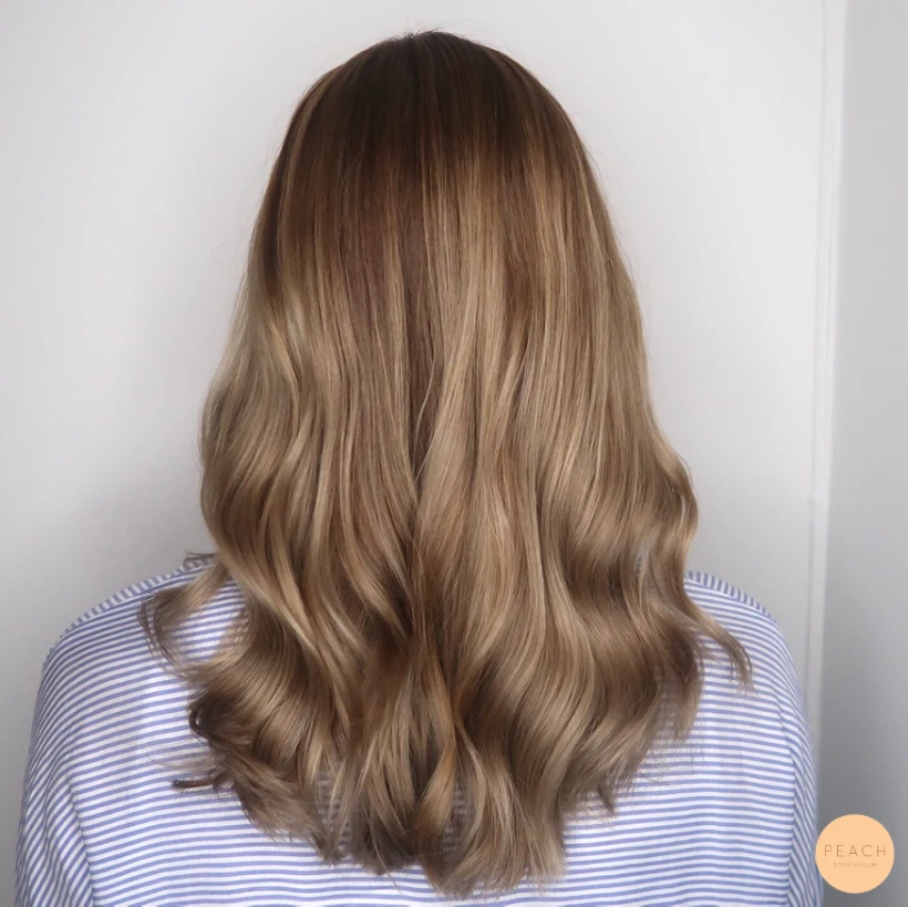 Ash blonde lowlights