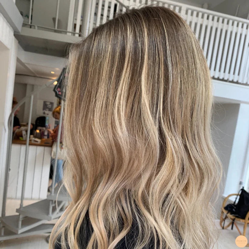 Balayage och lowlights