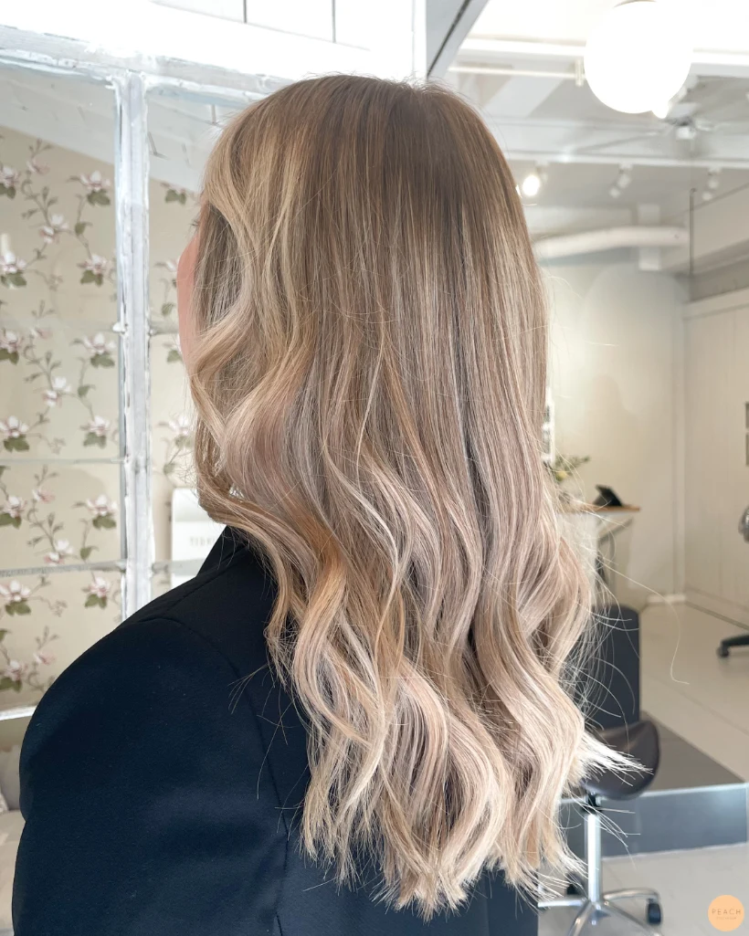 Sand beige hårfärg