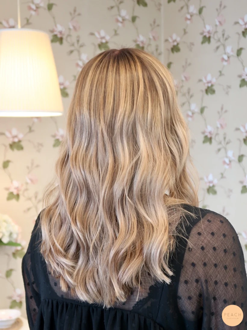 Soft balayage blonde hair