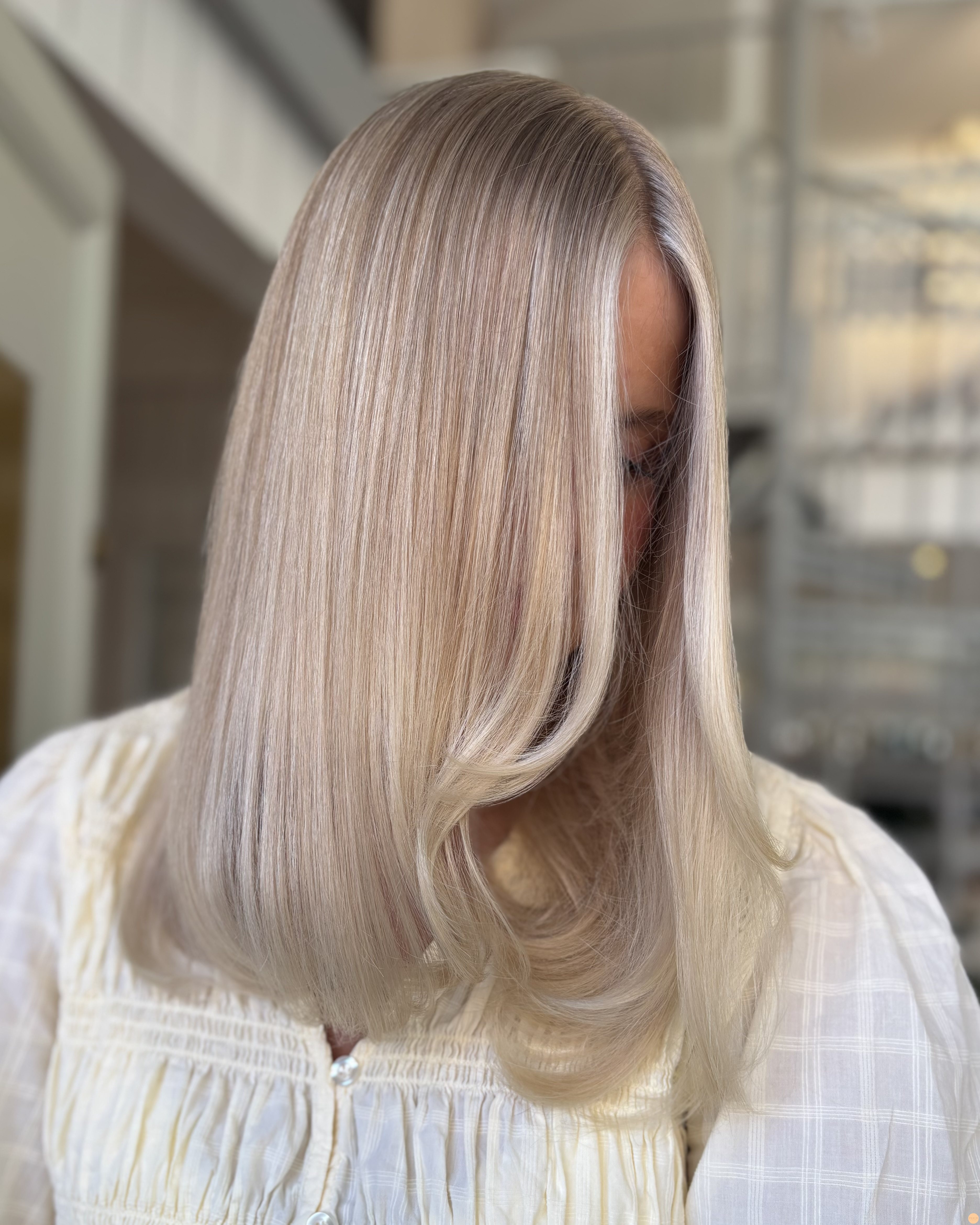Vaniljblond hårfärg