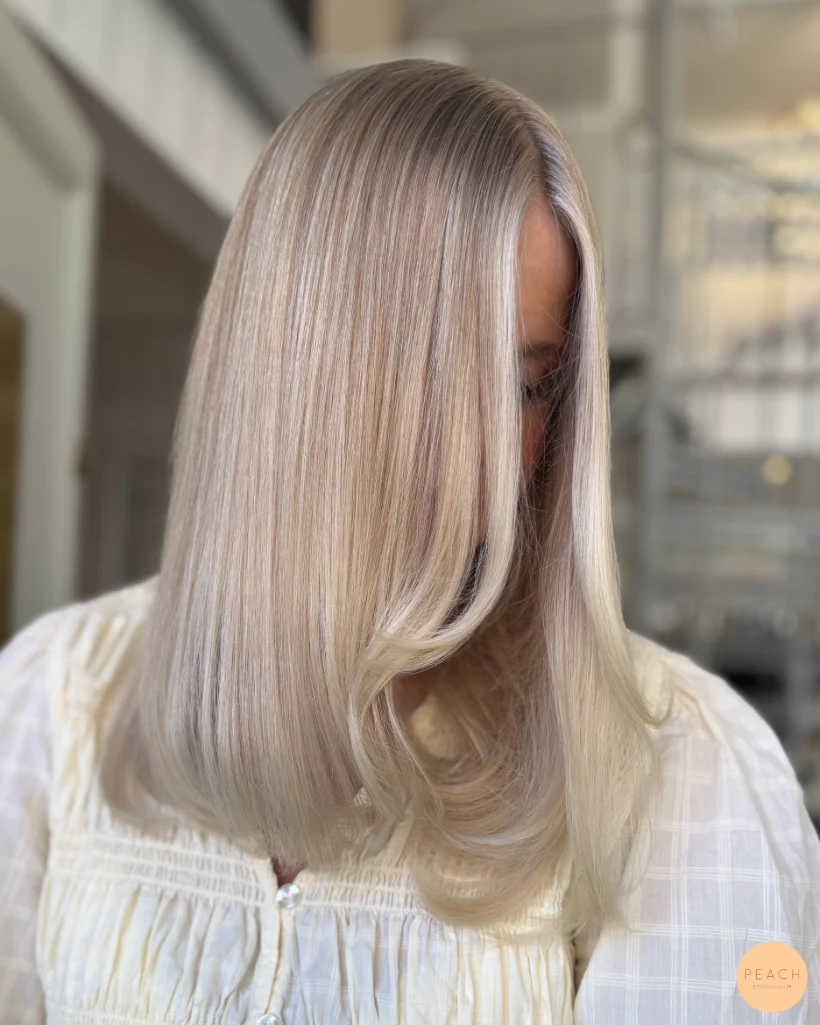 Vaniljblond hårfärg – salongsresultat av Marie Erks, 2 juni 2026