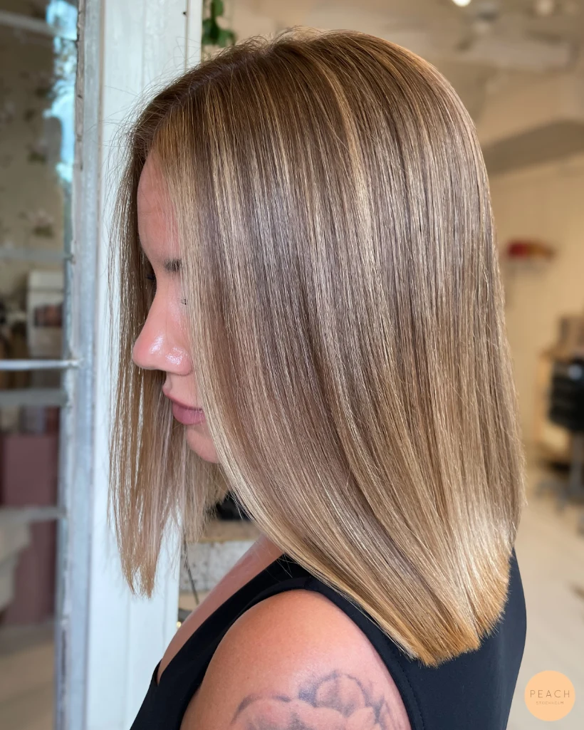 Soft bronde hair