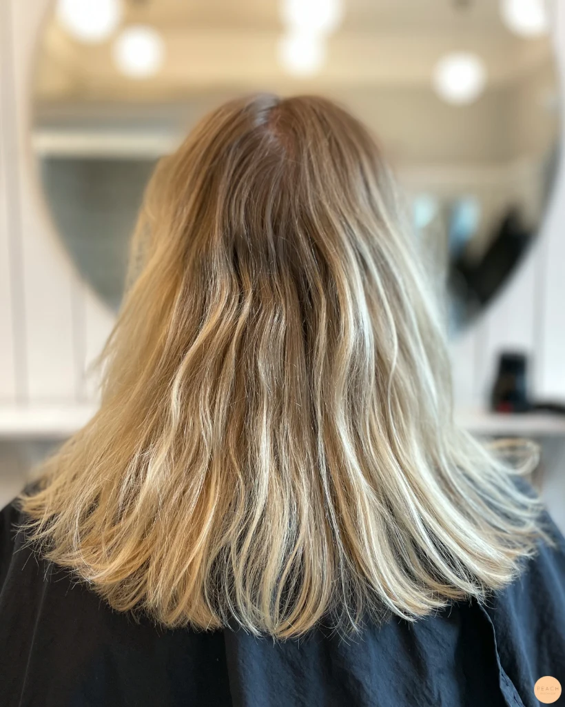 Sand beige hårfärg