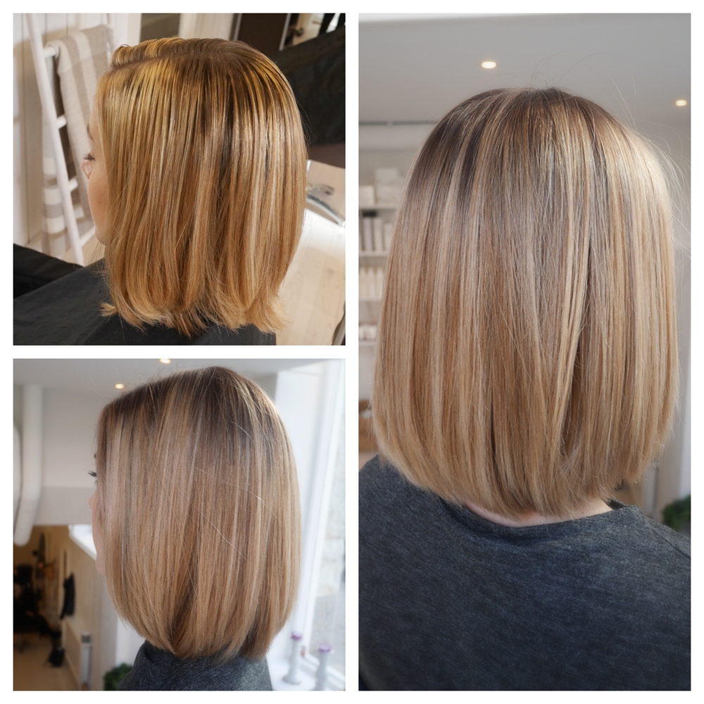 Från hemmafärgat gult till kald blond färg