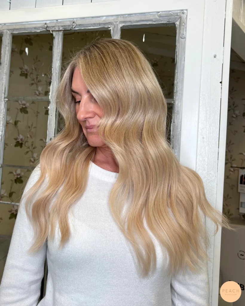 Blonde highlights and extensions 🌟✨