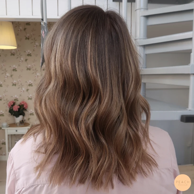 Balayage soft koppar