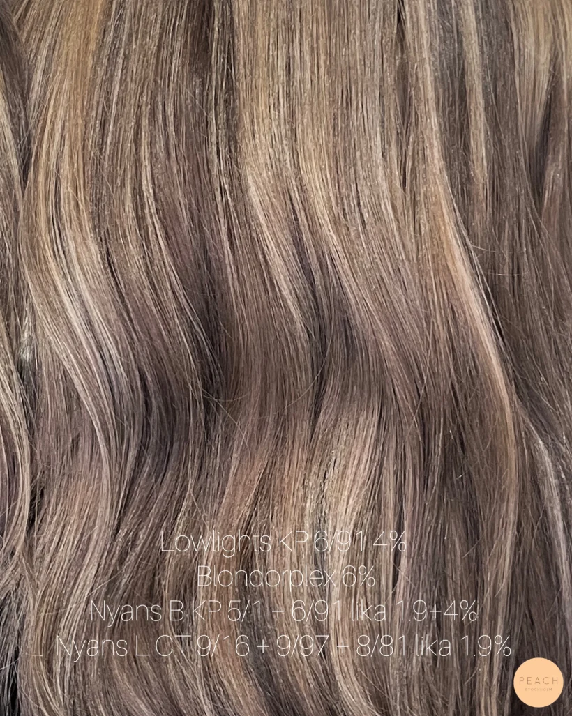 Från balayage till brunt hår med ljusa slingor ✨🤎