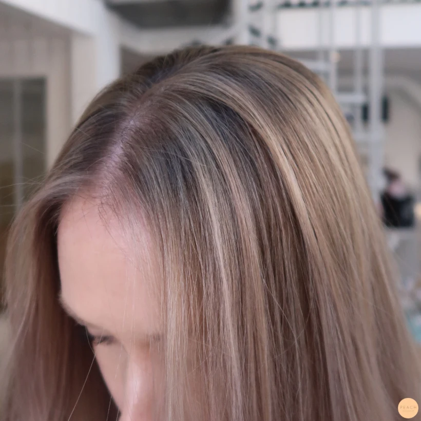 Beige blond hårfärg