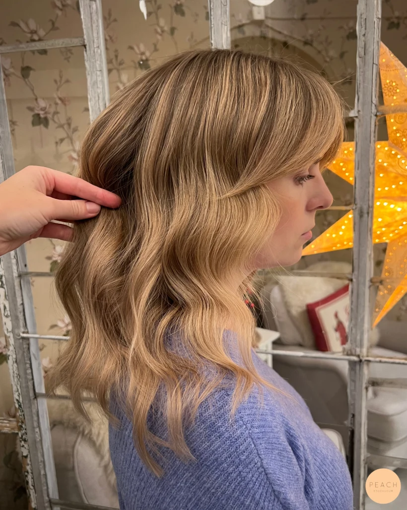 Luscious honeyblonde color✨