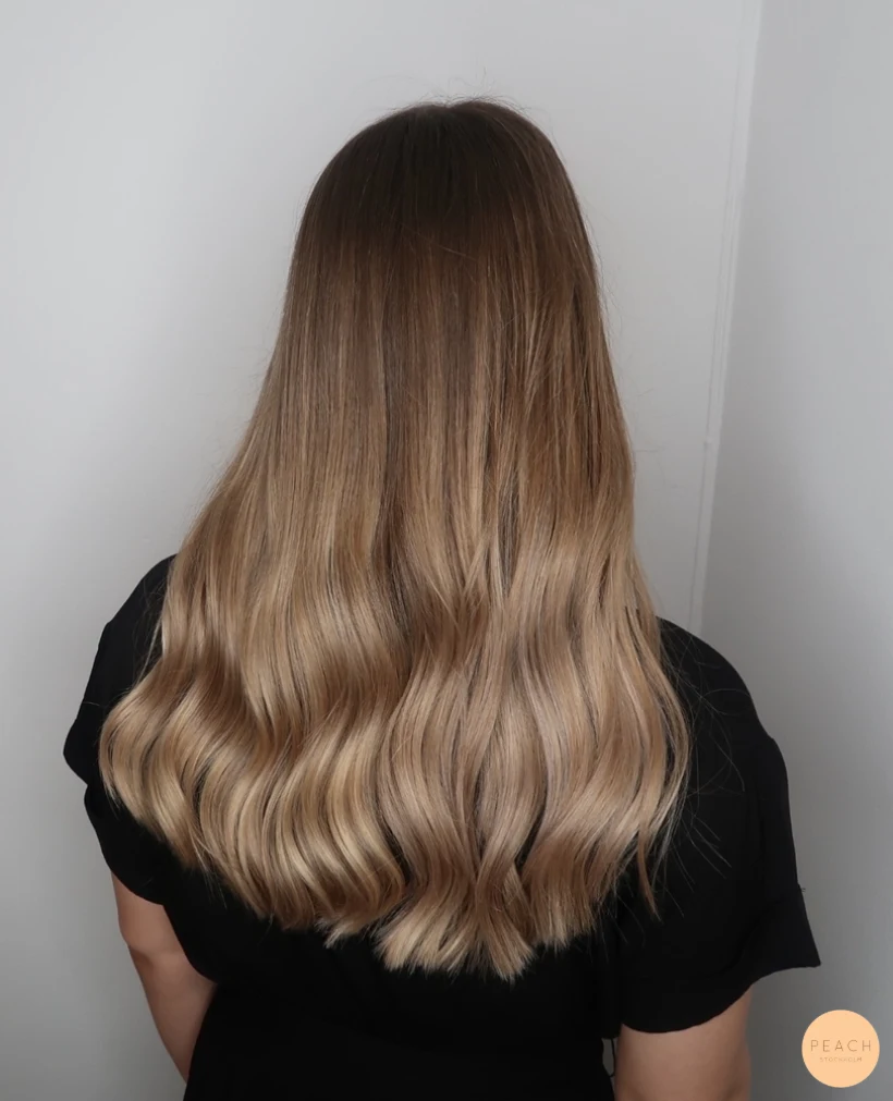 Bronde balayage hårfärg – salongsresultat av Josefin Törmä, 10 juni 2019