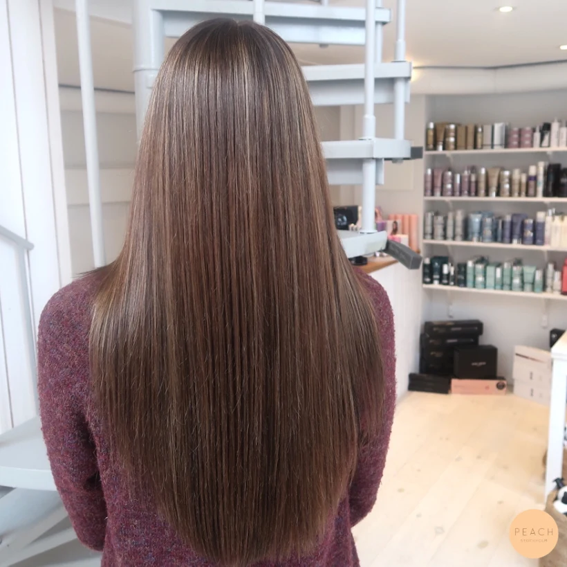 Babylights hair med varm nyansering