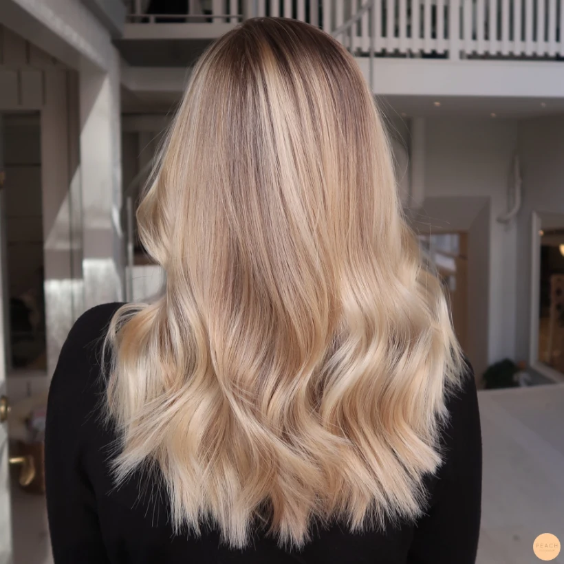 Solkysst blond balayage
