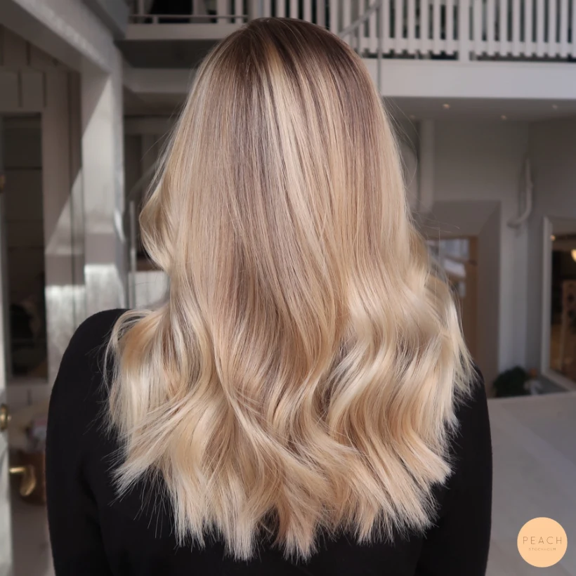 Solkysst blond balayage