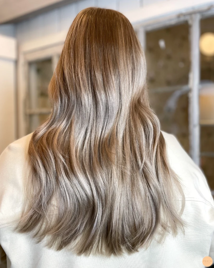 Sand beige hårfärg