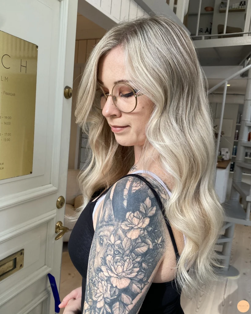 Icy blonde