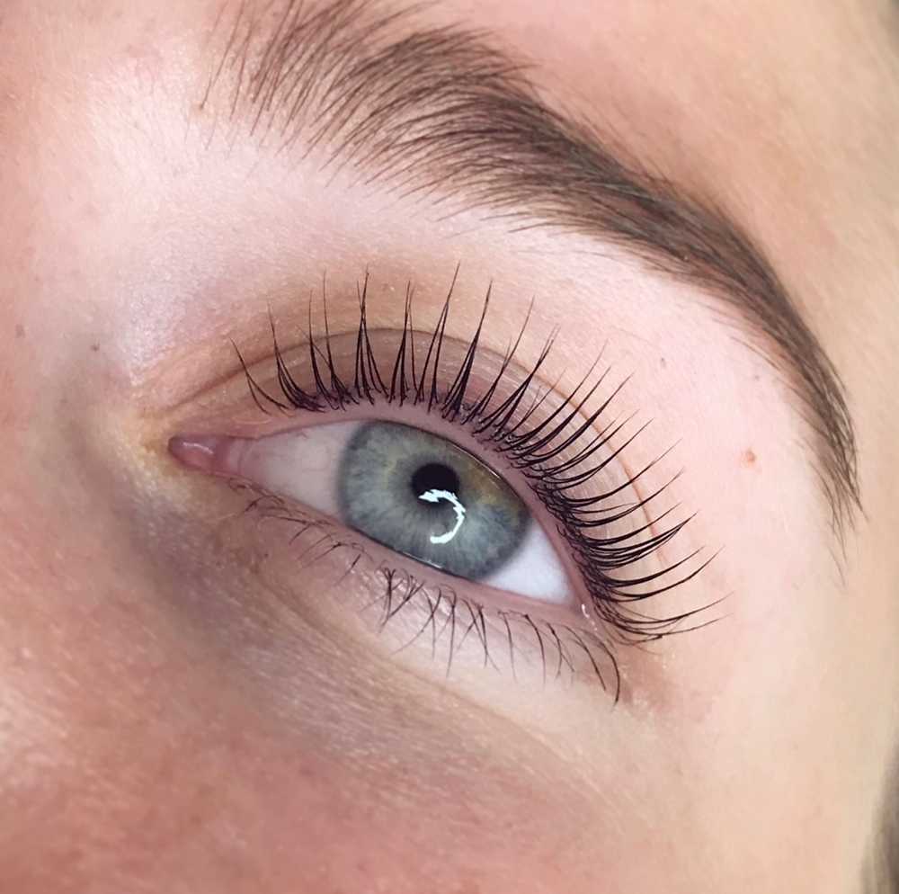 Yumi keratin lash lift – salongsresultat av Amanda Da Silva, 27 juni 2019